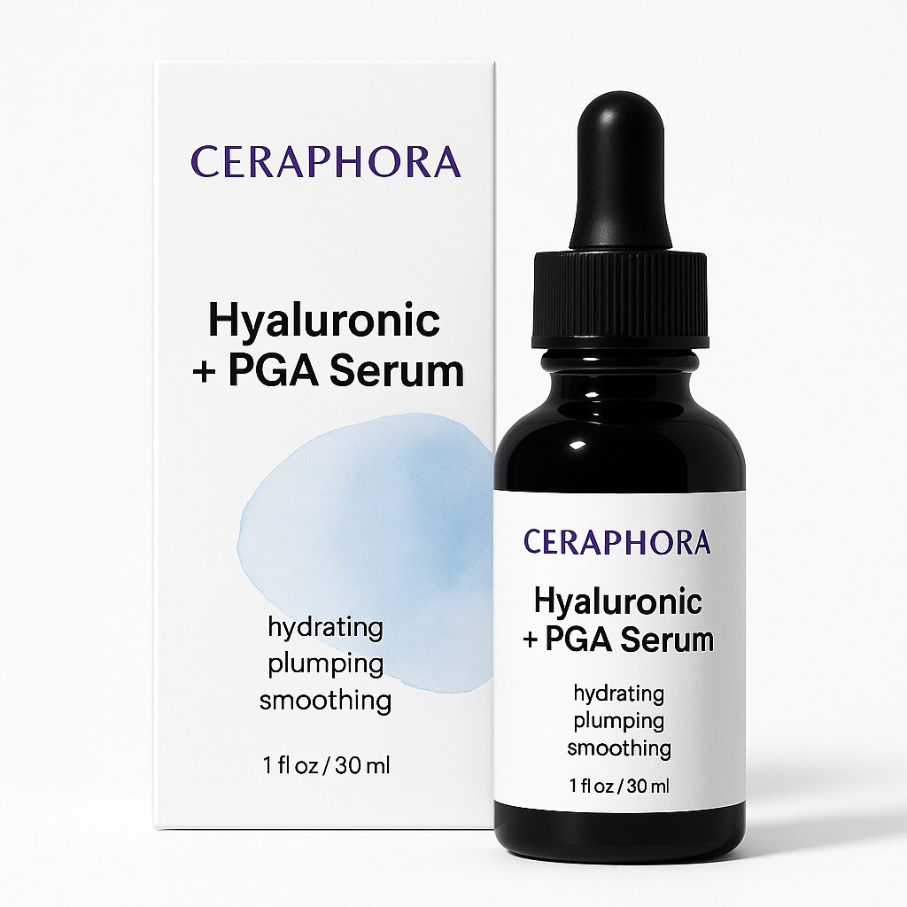 Ceraphora Hyaluronic + Polyglutamic Acid Serum – Skin Plumping