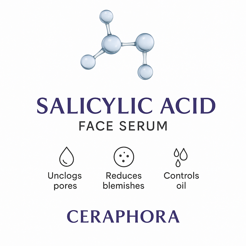 Ceraphora Salicylic Acid Face Serum – 2% Acne Control + Pore Minimizer